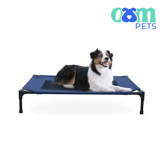 OAM Pets - Dog Bed, Large, Navy Blue