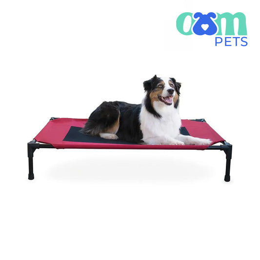 OAM Pets - Dog Bed, Large, Red