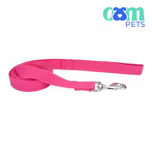 OAM Pets - Dog Lead Fuchsia - 6 feet x 5/8"W