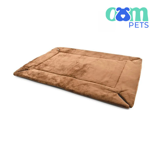 OAM Pets - Self-Warming Crate Pad, Mocha